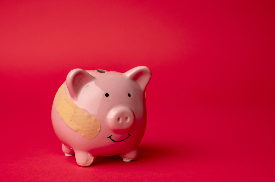 Photo d'un cochon tirelire'